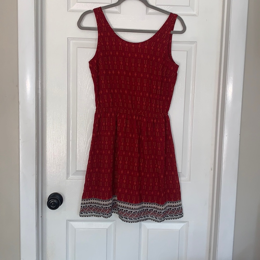 Cute tribal print dress. Size 8